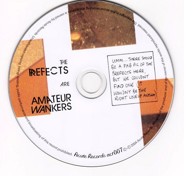 The Prefects : Amateur Wankers (CD, Comp)