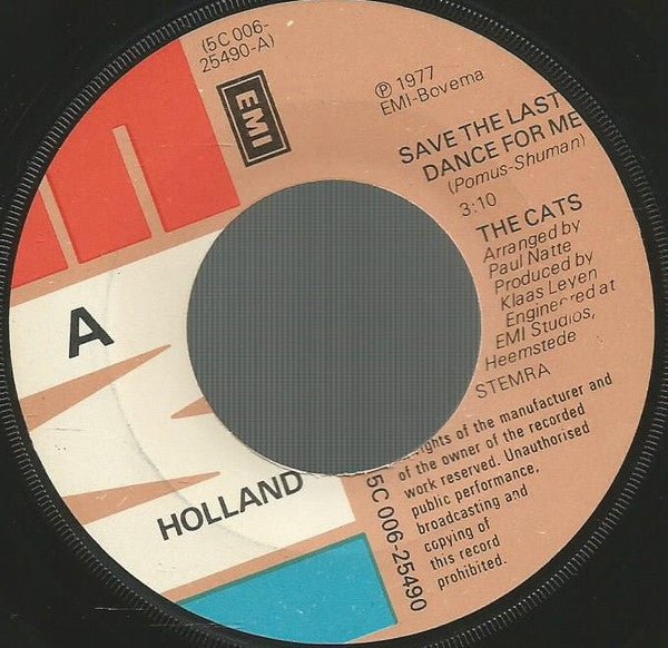 The Cats : Save The Last Dance For Me (7", Single)