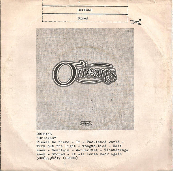 Orleans : If (7", Single)