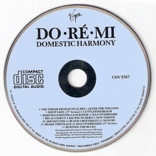 Do-Ré-Mi : Domestic Harmony (CD, Album)