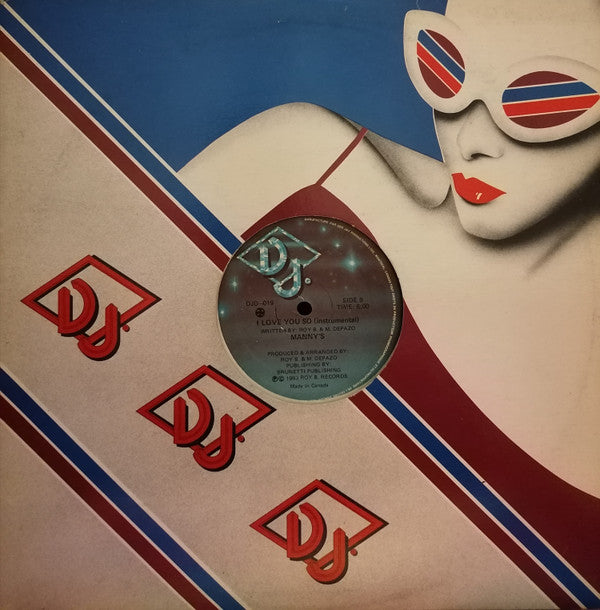 Manny's : I Love You So (12")