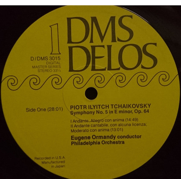 Pyotr Ilyich Tchaikovsky, Eugene Ormandy, The Philadelphia Orchestra : Symphony No. 5 (LP, Gat)