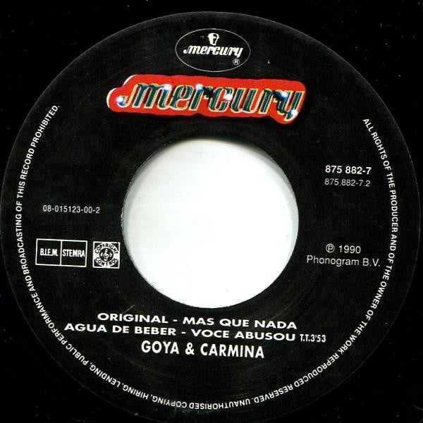 Goya & Carmina : Cantinero Di Cuba (7", Single)