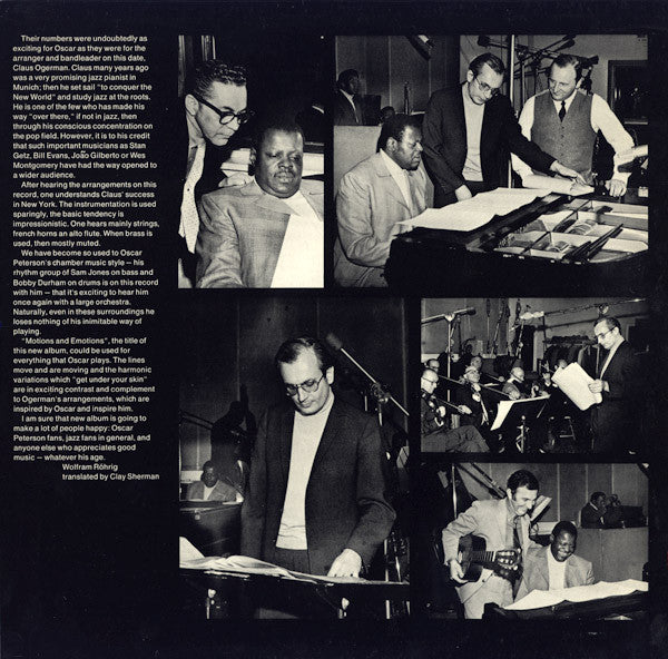 Oscar Peterson : Motions & Emotions (LP, Album)
