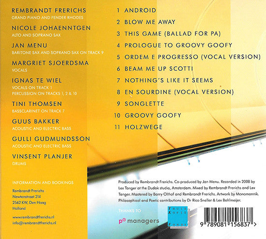 Rembrandt Frerichs : Ordem E Progresso - Volume 2 (CD, Album)