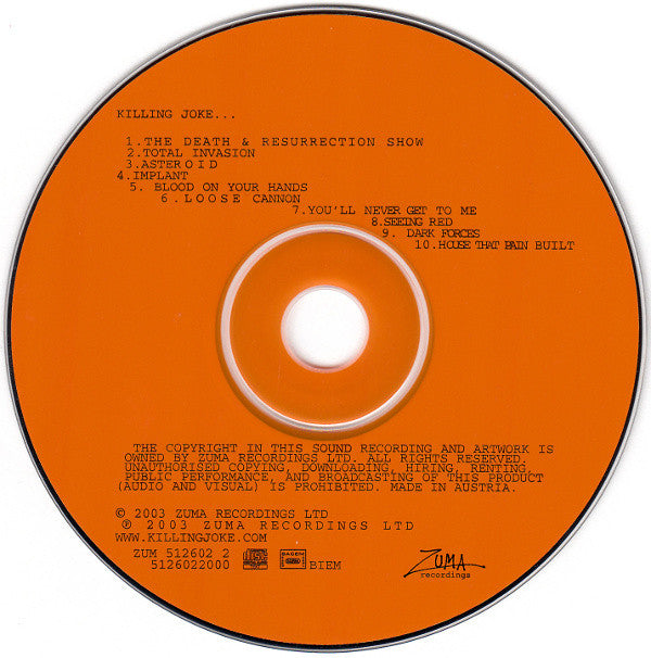 Killing Joke : Killing Joke (CD, Album)