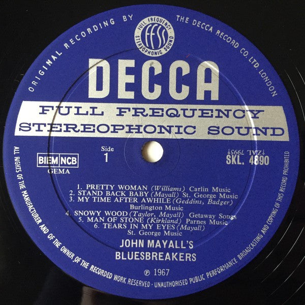 John Mayall, John Mayall & The Bluesbreakers : Crusade (LP, Album)