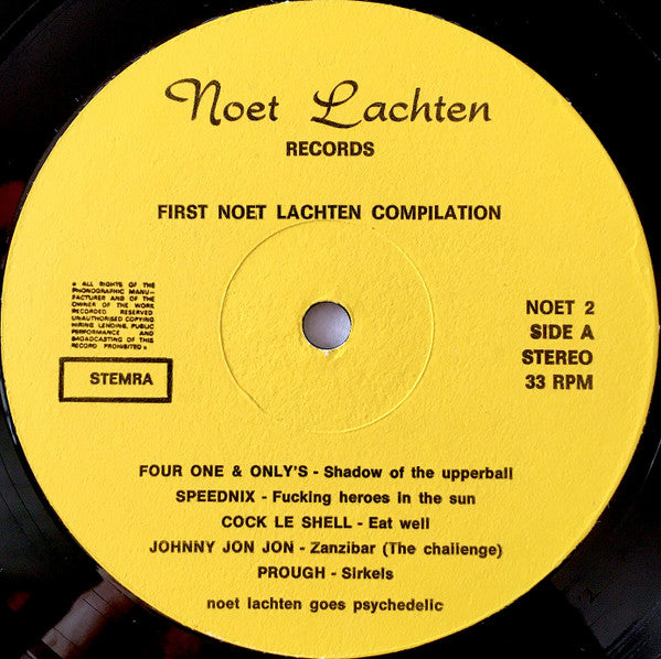 Various : First Noet Lachten Compilation Of Lokal Bands (LP, Comp)