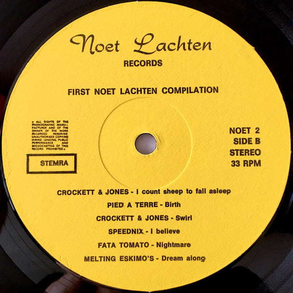 Various : First Noet Lachten Compilation Of Lokal Bands (LP, Comp)