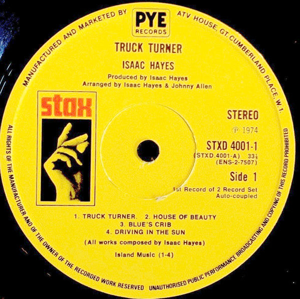 Isaac Hayes : Truck Turner (2xLP, Album)