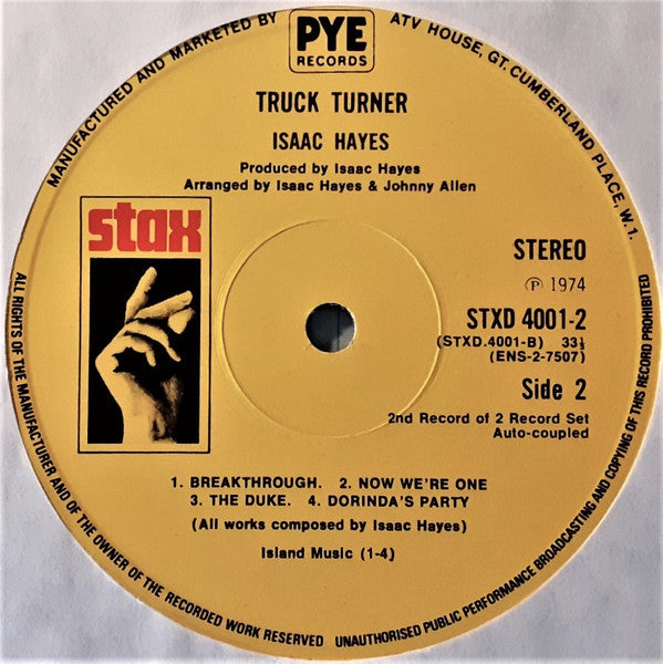 Isaac Hayes : Truck Turner (2xLP, Album)
