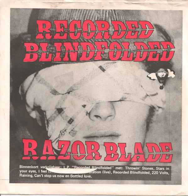 Razor Blade (5) : Recorded Blindfolded / Pirate Station (7", Single)