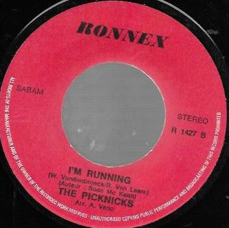 The Picknicks : I'm Alone / I'm Running (7", Single, Red)