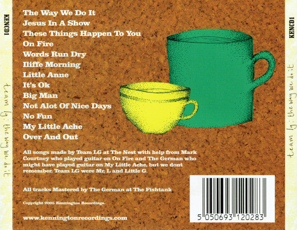 Team LG : The Way We Do It (CD)