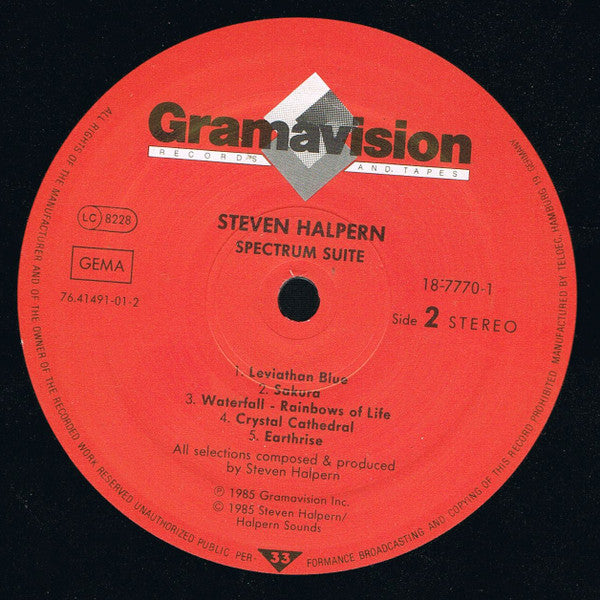 Steven Halpern : Spectrum Suite (LP, Album)
