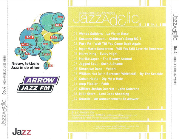 Various : Jazzadelic 06.4 High-Fidelic Jazz Vibes (CD, Comp, Promo)