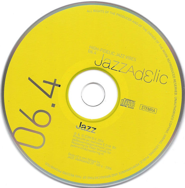 Various : Jazzadelic 06.4 High-Fidelic Jazz Vibes (CD, Comp, Promo)