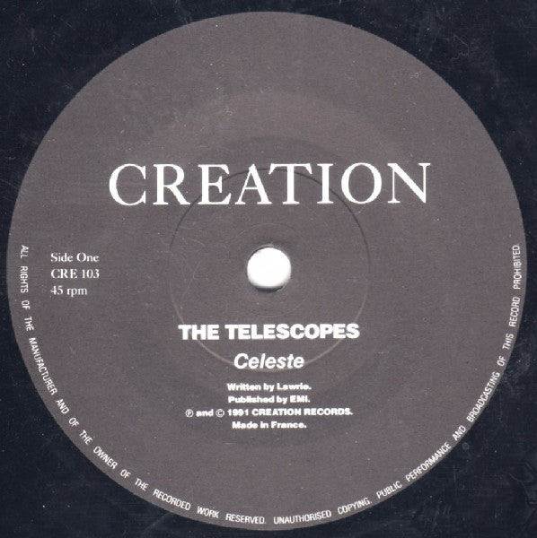 The Telescopes : Celeste (7", Single, Ltd)