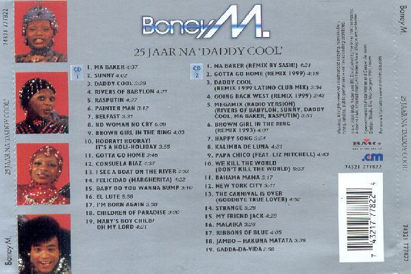Boney M. : 25 Jaar Na 'Daddy Cool' (De Grootste Hits Allertijden) (2xCD, Comp)