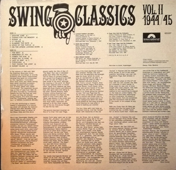 Various : Swing Classics Vol. II 1944/45 (LP, Comp)