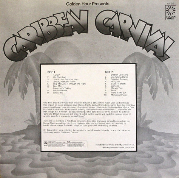 Nite Blues Steel Band : Caribbean Carnival (LP, Album)