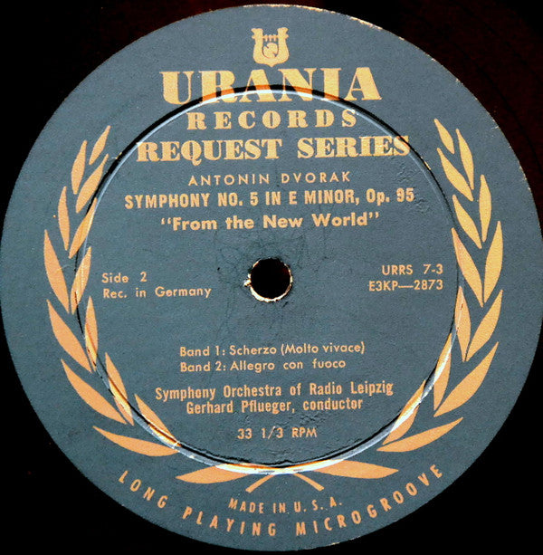 Antonín Dvořák, Gerhard Pflüger : Symphony No. 5 In E Minor, Op. 95 "From The New World" (LP, Mono)