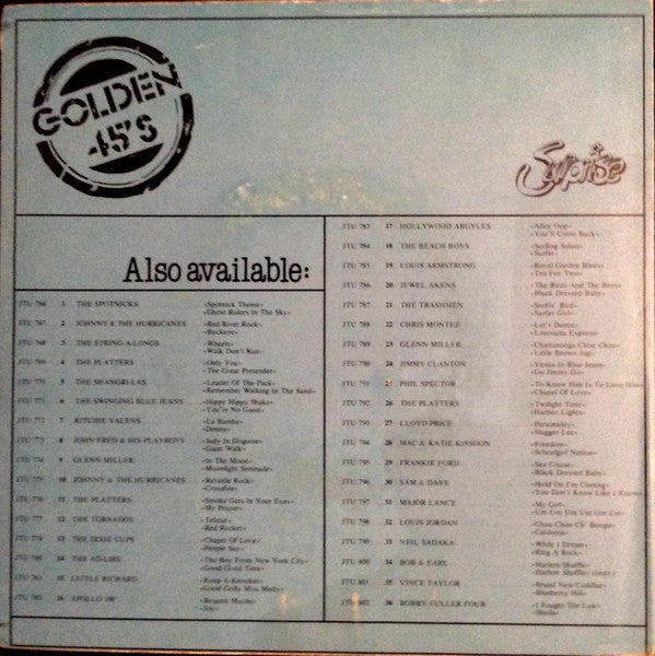 Frankie Ford : Sea Cruise / Black Dressed Baby (7", Single)