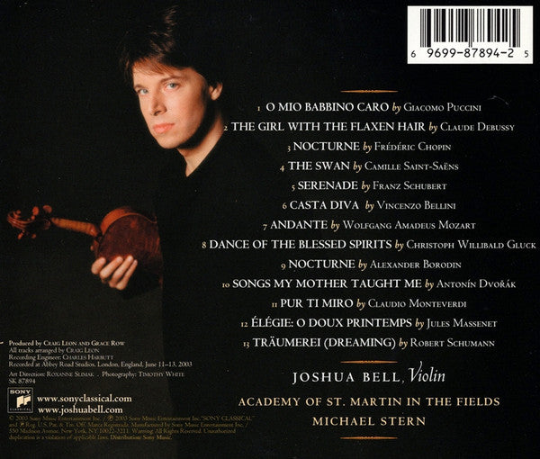 Joshua Bell : Romance Of The Violin (CD, Album)
