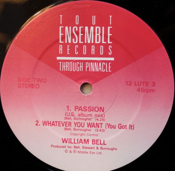 William Bell : Passion (The Froggy Mix) (12")