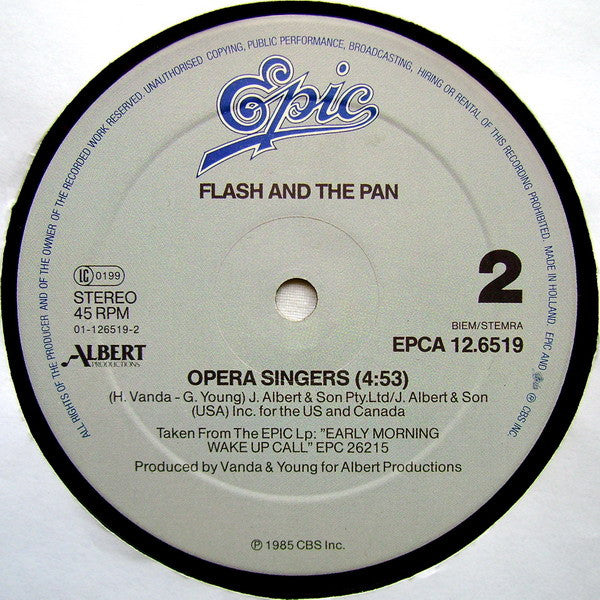 Flash And The Pan* : Communication Breakdown (Remix) (12", Maxi)