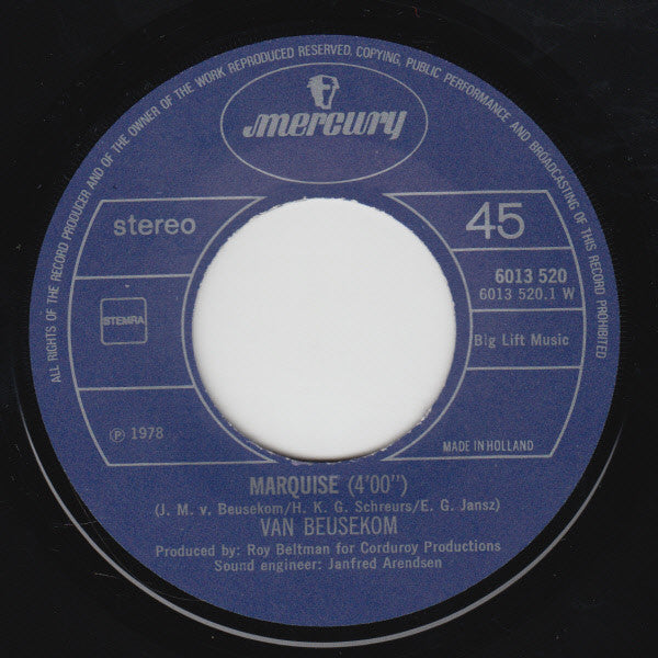 Van Beusekom* : Marquise (7", Single)