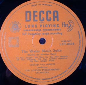 Georg Friedrich Händel - Sir Hamilton Harty / Wolfgang Amadeus Mozart • London Philharmonic Orchestra, Eduard Van Beinum : The Water Music Suite / Symphony No. 35 In D Major K.385 (The 'Haffner') (LP, Mono)
