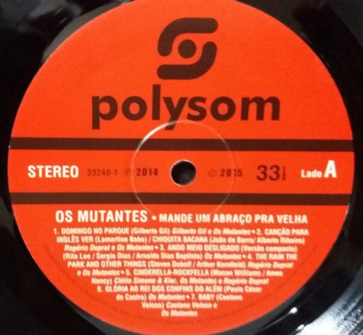 Os Mutantes : Mande Um Abraço Pra Velha  (LP, Comp, RM)