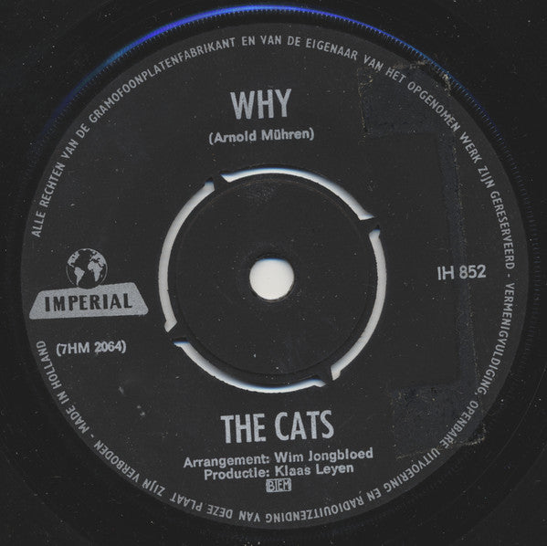 The Cats : Why / Mandy, My Dear (7", Single)