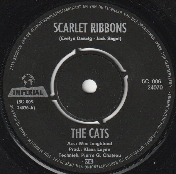 The Cats : Scarlet Ribbons / Today (7", Single, Bla)
