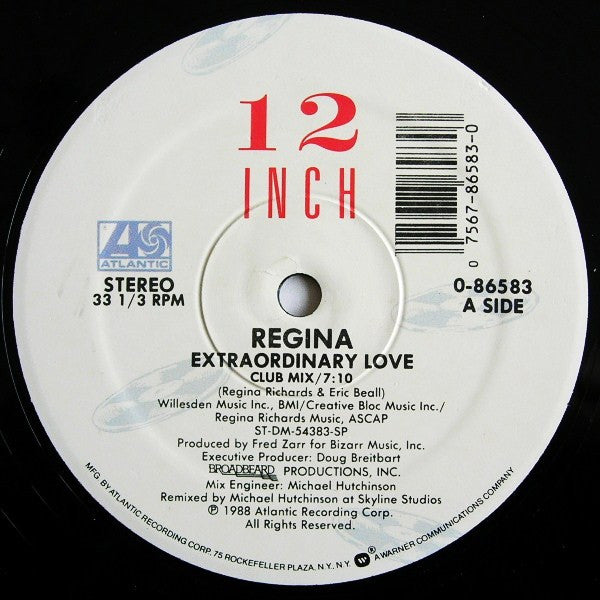 Regina (2) : Extraordinary Love (12", Lab)