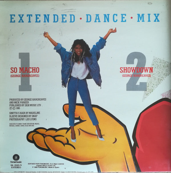 Sinitta : So Macho (12")