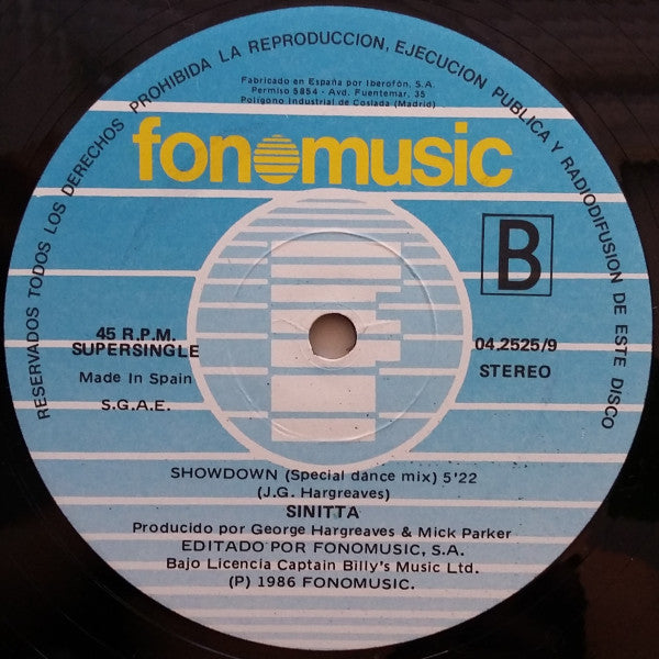 Sinitta : So Macho (12")