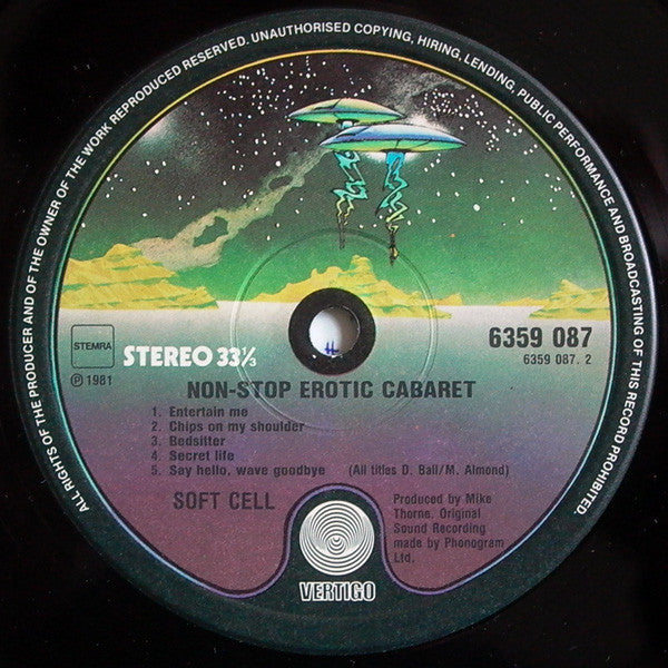 Soft Cell : Non-Stop Erotic Cabaret (LP, Album)