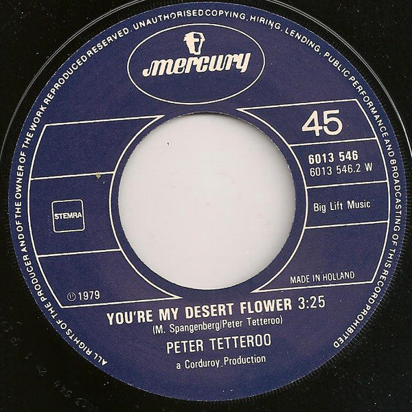 Peter Tetteroo & Sigrid (6) : Take It Easy (7", Single)