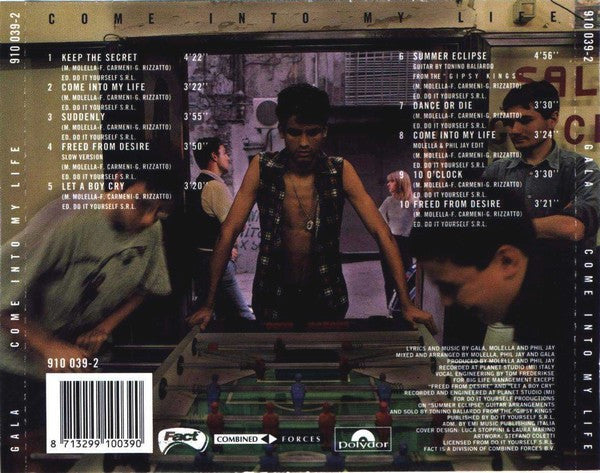 Gala : Come Into My Life (CD, Album)