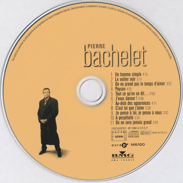 Pierre Bachelet : Un Homme Simple (CD, Album)