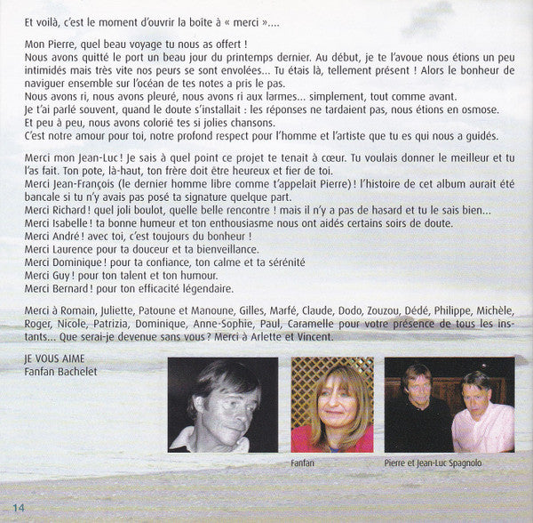 Pierre Bachelet : Essaye (CD, Album)