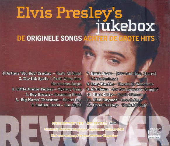 Various : Elvis Presley's Jukebox (De Originele Songs Achter De Grote Hits) (CD, Comp, Promo)