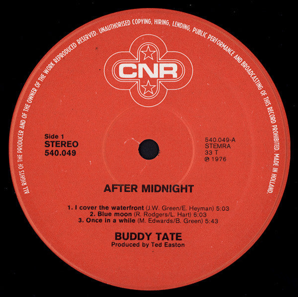 Buddy Tate : After Midnight (LP)