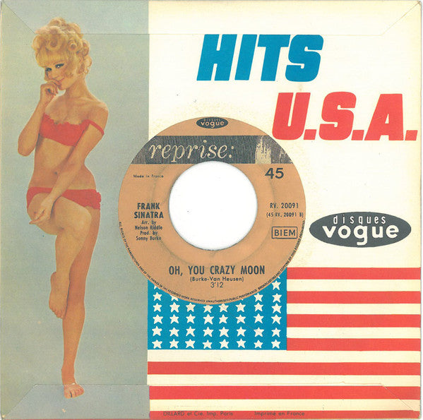 Frank Sinatra : Strangers In The Night (7", Single)