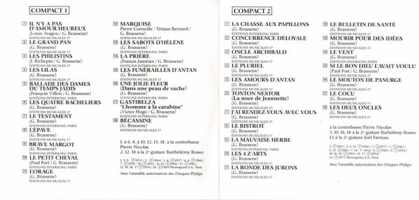 Georges Brassens : Georges Brassens (2xCD, Comp)