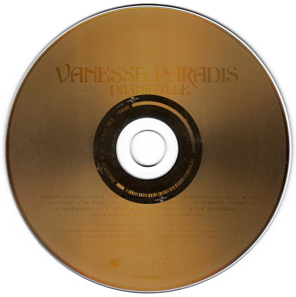 Vanessa Paradis : Divinidylle (CD, Album, Enh, Sup)