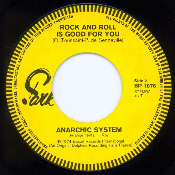 Anarchic System : Pussycat C'Est La Vie (7", Single)