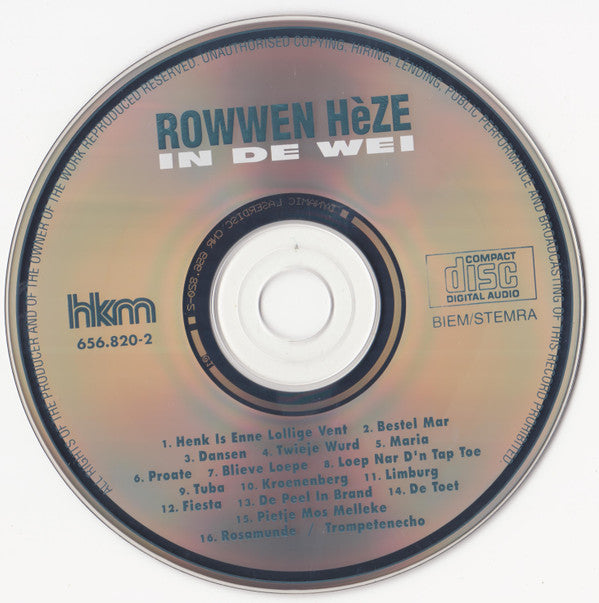 Rowwen Hèze : In De Wei (CD)